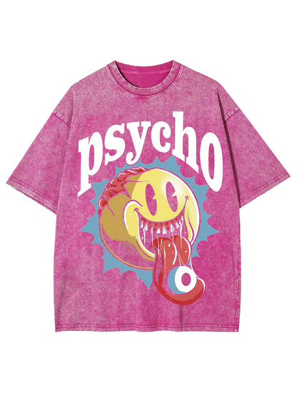 PSYCHO WASHED TSHIRT