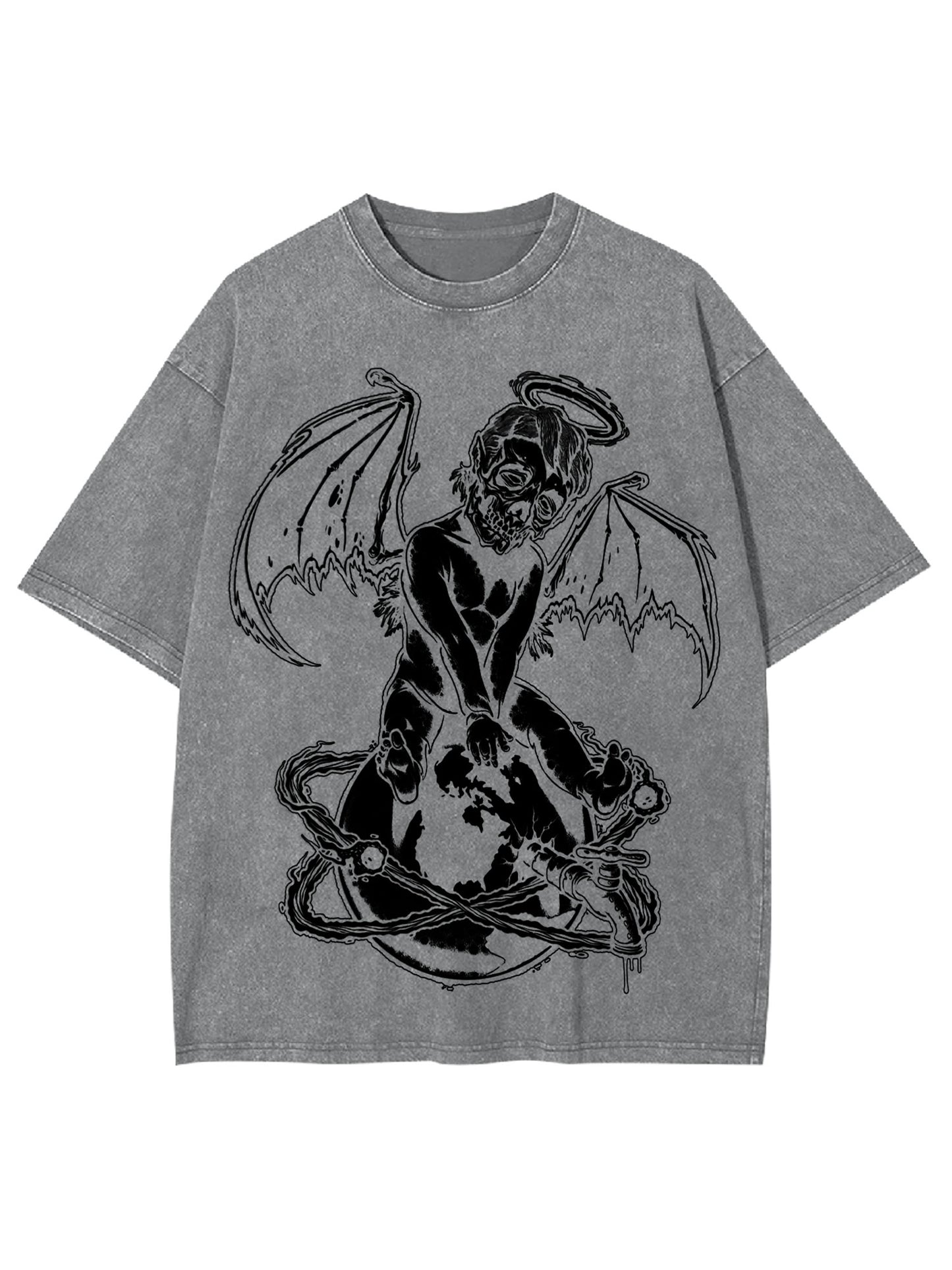 ANGEL OF DEATH WASHED TSHIRT