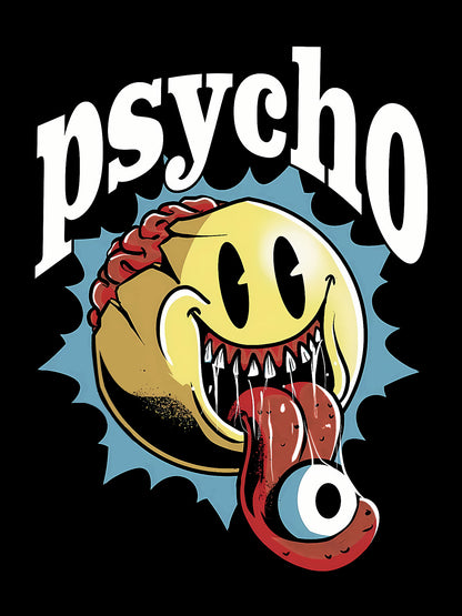 PSYCHO WASHED TSHIRT