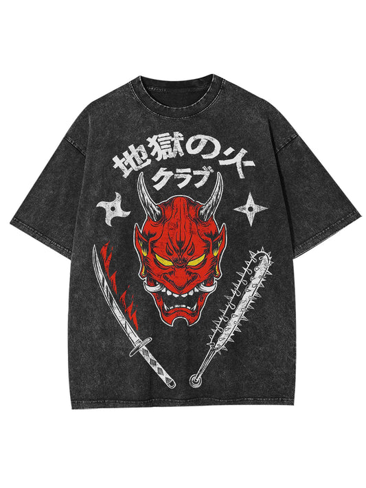 FIRE OF HELL WASHED TSHIRT