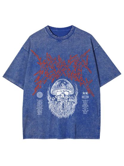 TOXIC MUSHROOM WASHED TSHIRT