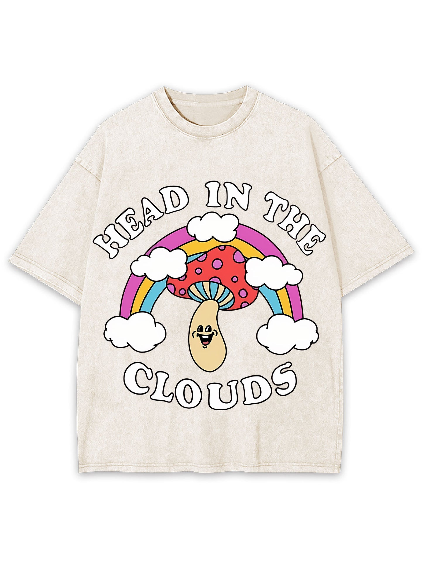 HEAD IN THE CLOUDS WASHED TSHIRT