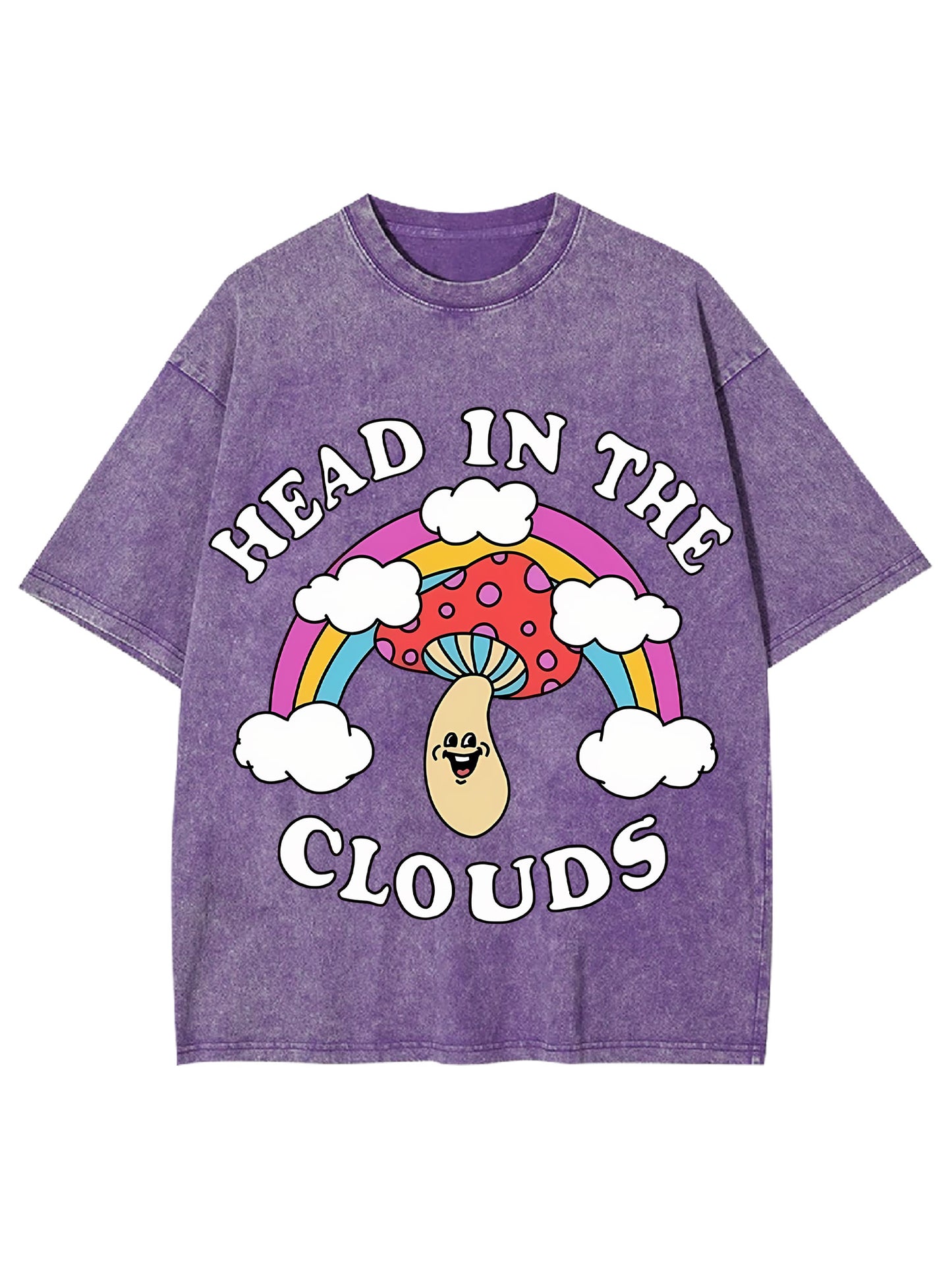 HEAD IN THE CLOUDS WASHED TSHIRT