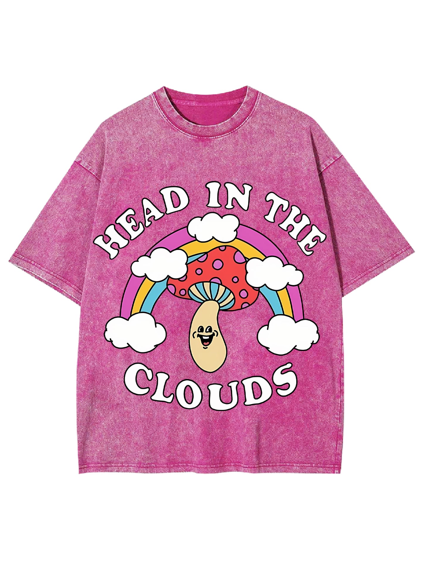 HEAD IN THE CLOUDS WASHED TSHIRT