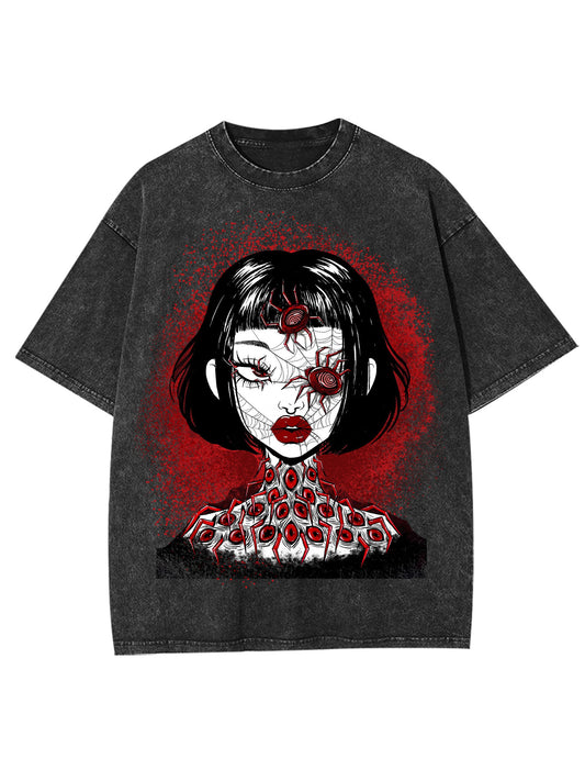 SPIDER GIRL WASHED TSHIRT