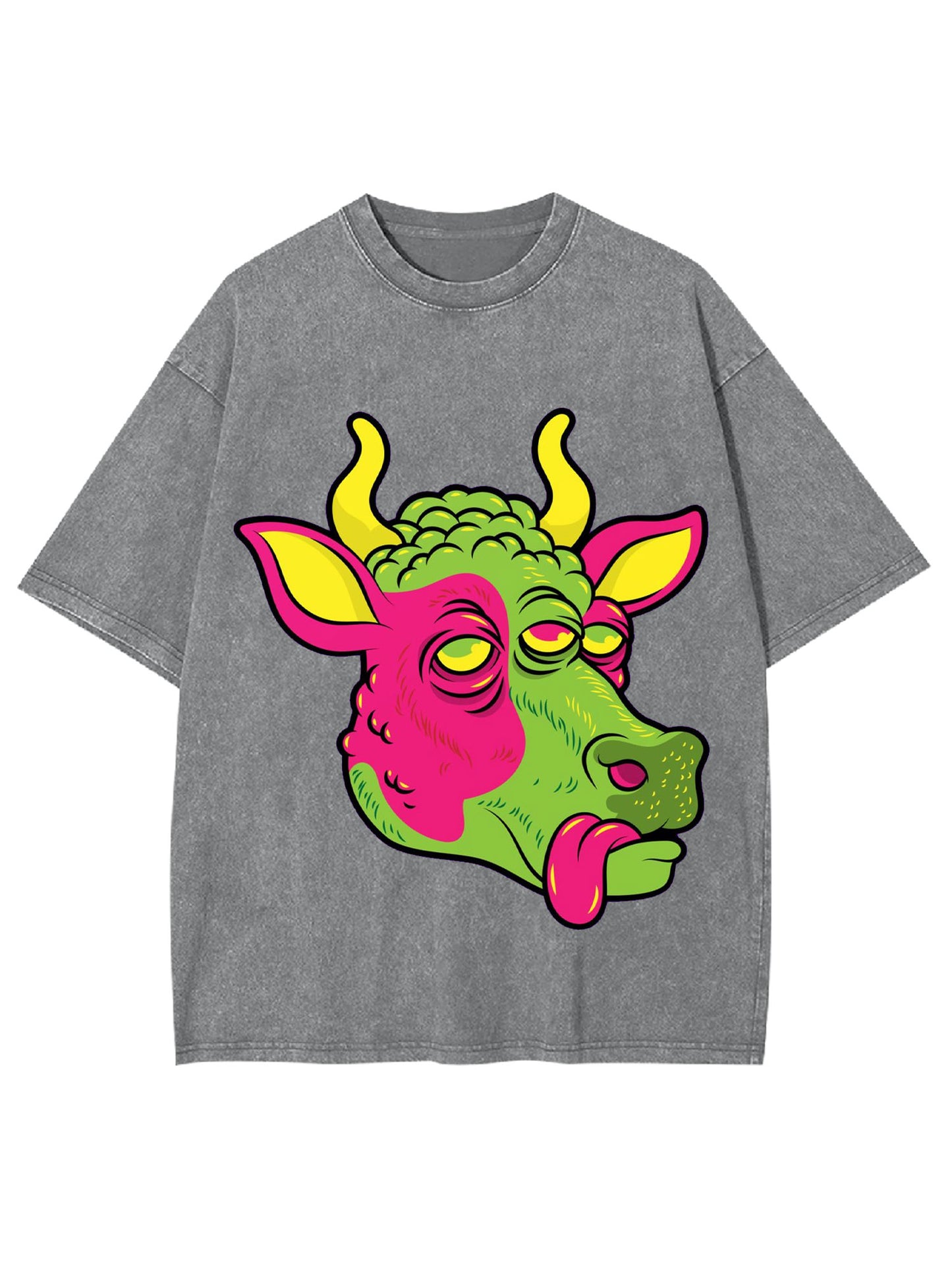 SPACE COW WASHED TSHIRT