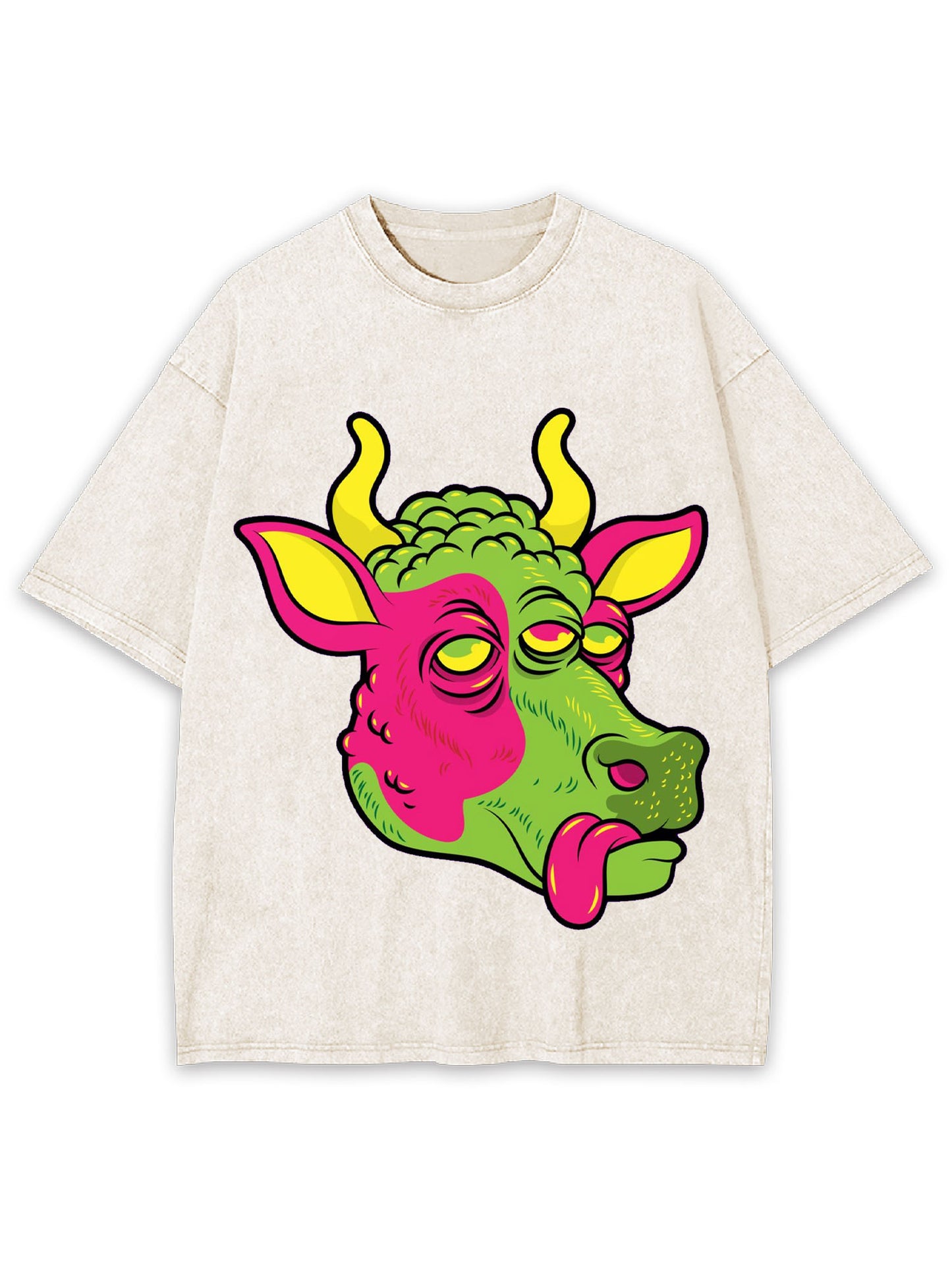 SPACE COW WASHED TSHIRT