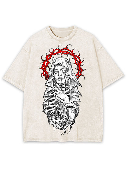 THE SERPENTINE SAINT WASHED TSHIRT