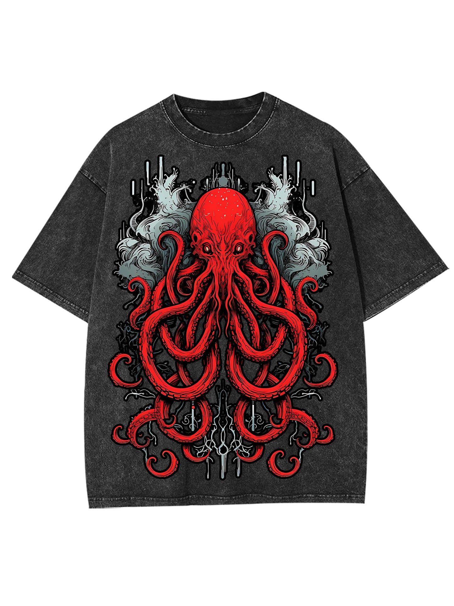 ABYSSAL SEA MONSTER WASHED TSHIRT