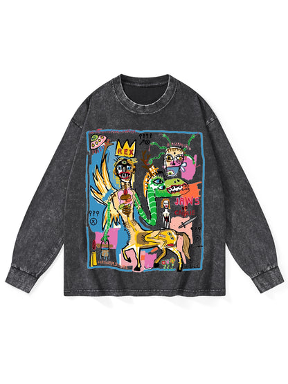 CENTAUR WASHED LONG-SLEEVE TSHIRT