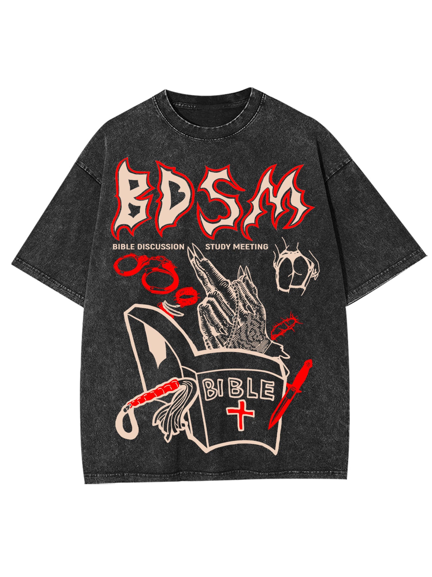 BDSM WASHED TSHIRT