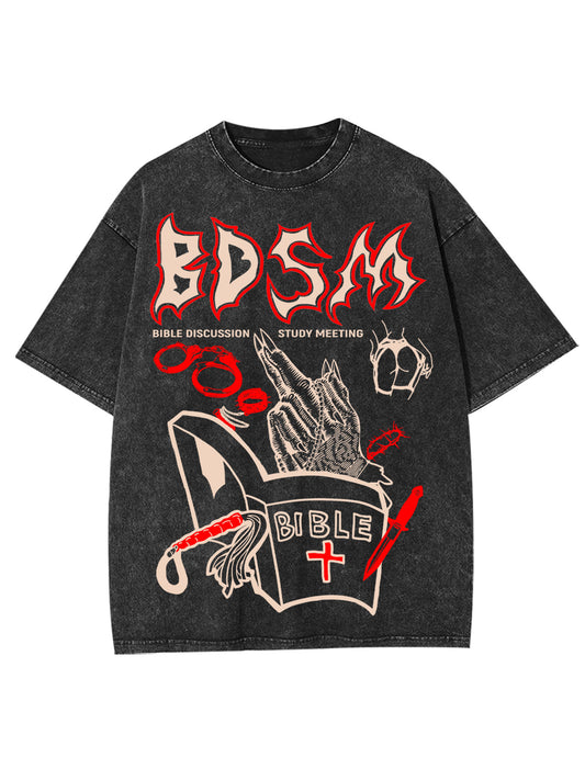 BDSM WASHED TSHIRT