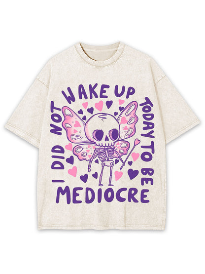 WAKE UP WASHED TSHIRT