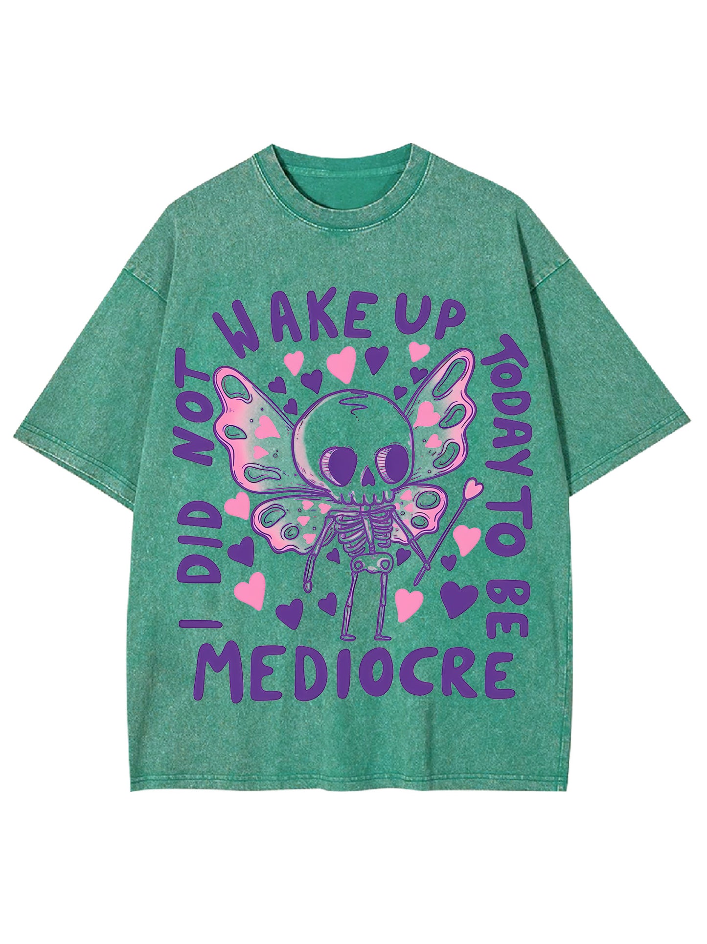 WAKE UP WASHED TSHIRT