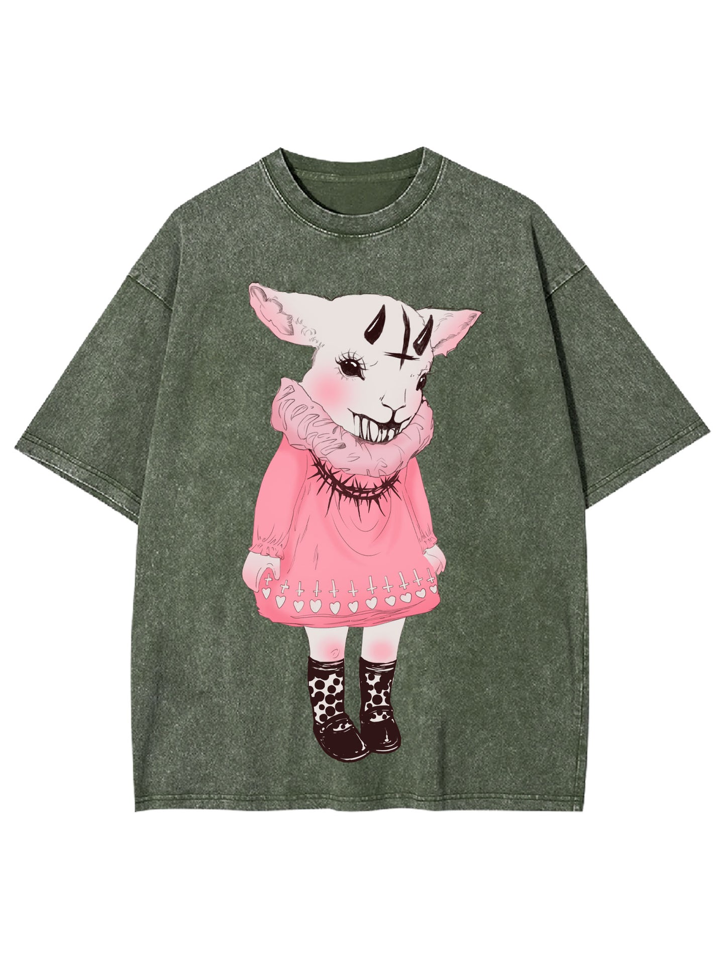 CUTE MONSTER WASHED TSHIRT