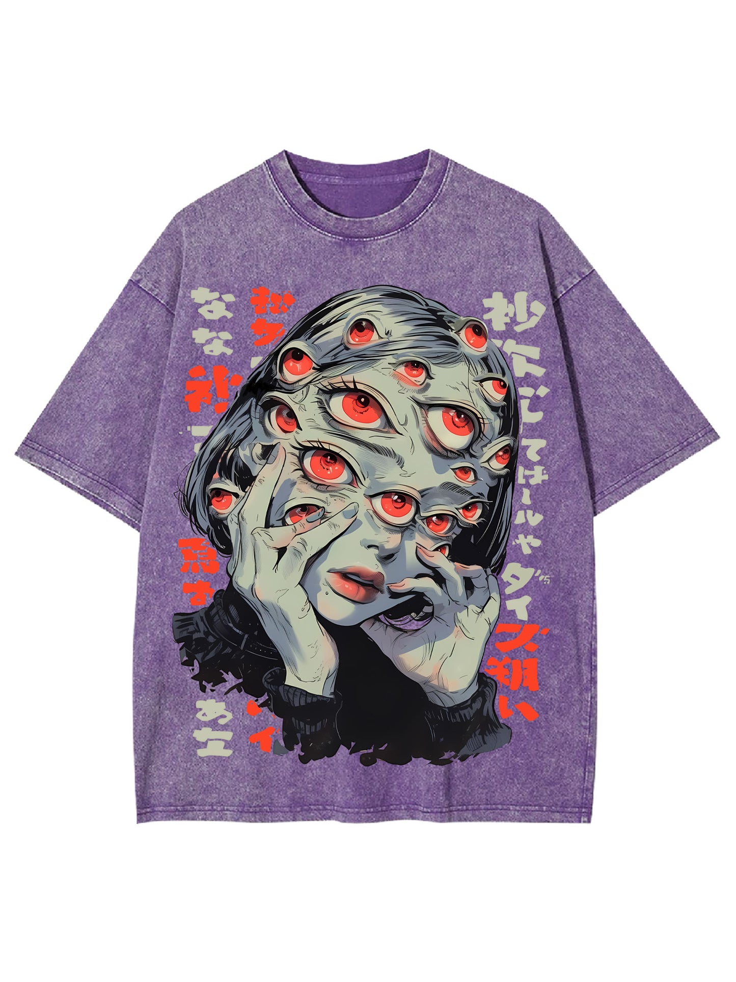 THOUSAND EYES GAZE WASHED TSHIRT