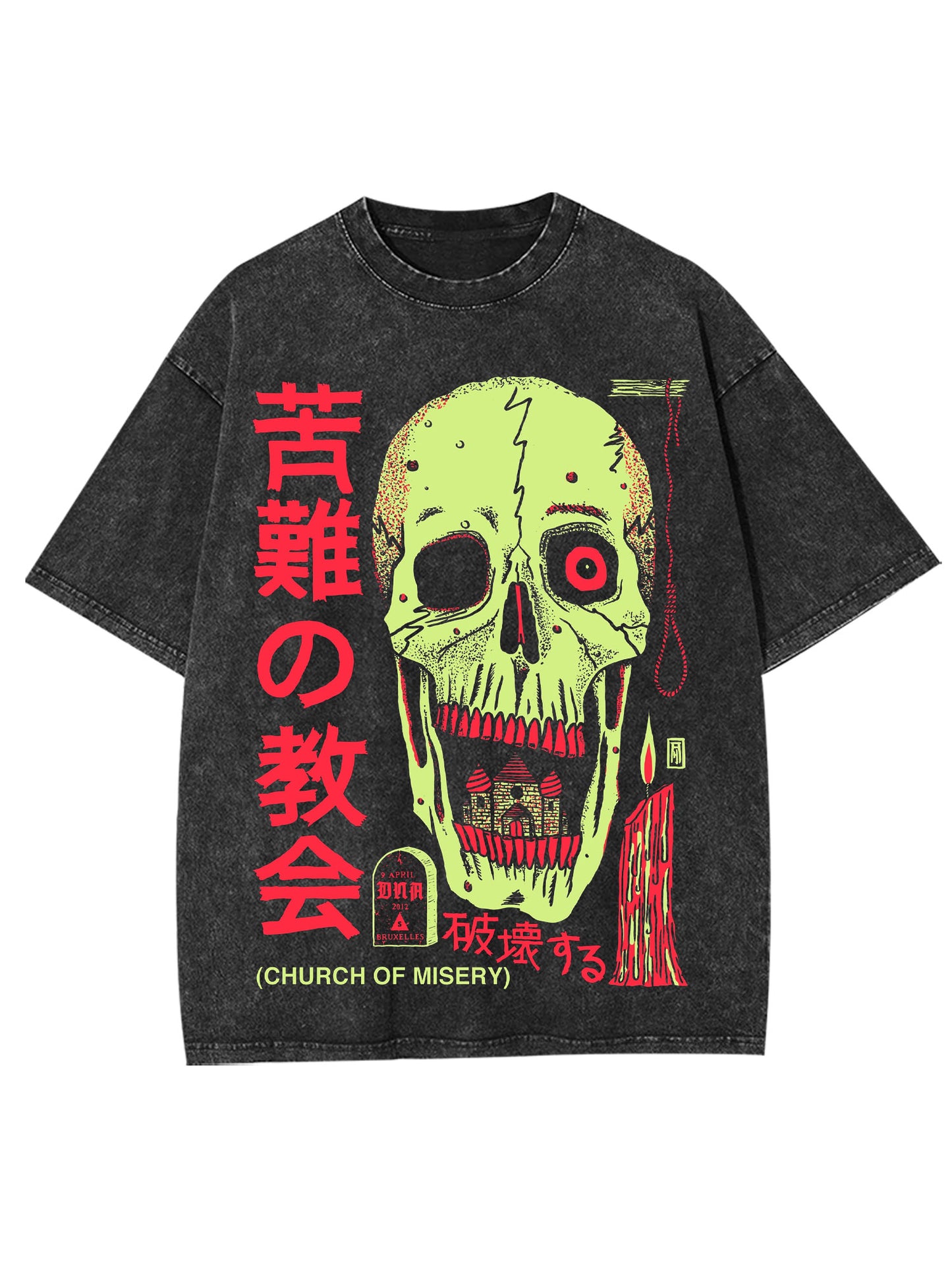 CHURCH OF MISERY WASHED TSHIRT