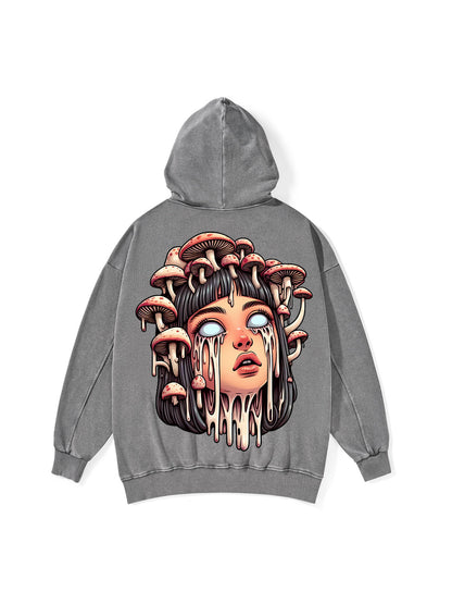 MELTING GIRL WASHED HOODIE