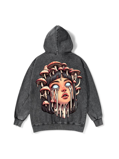 MELTING GIRL WASHED HOODIE