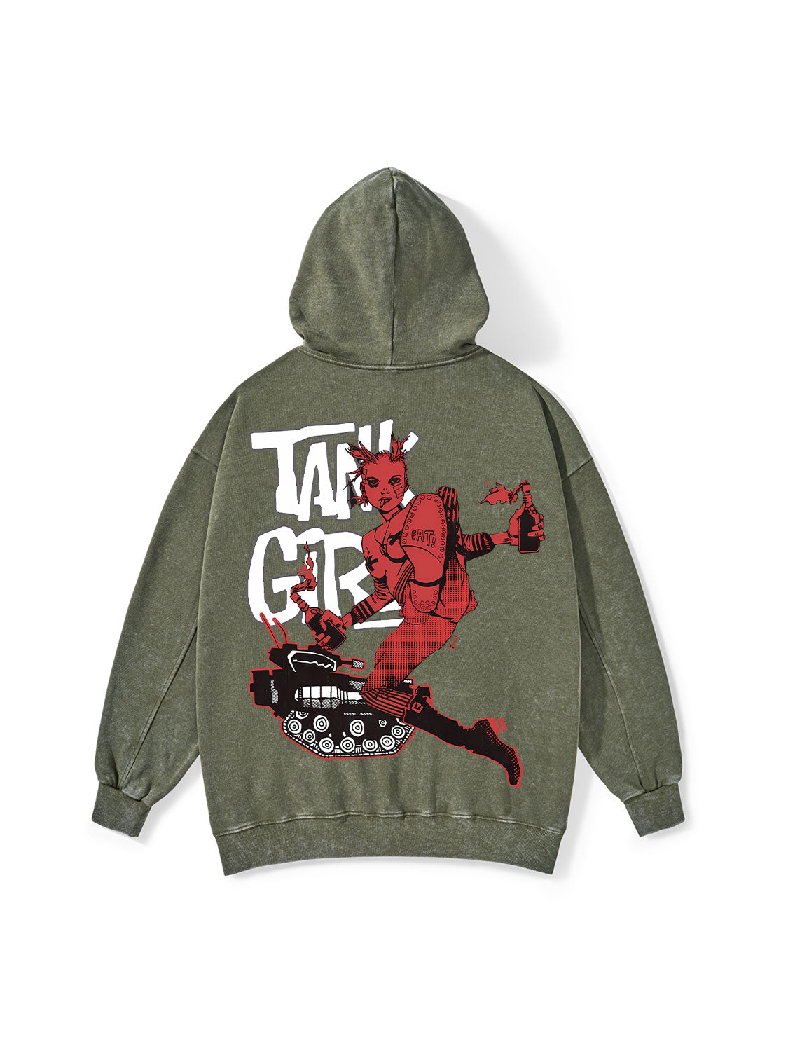 TANK GIRL WASHED HOODIE