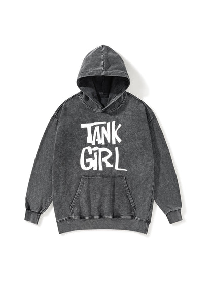 TANK GIRL WASHED HOODIE