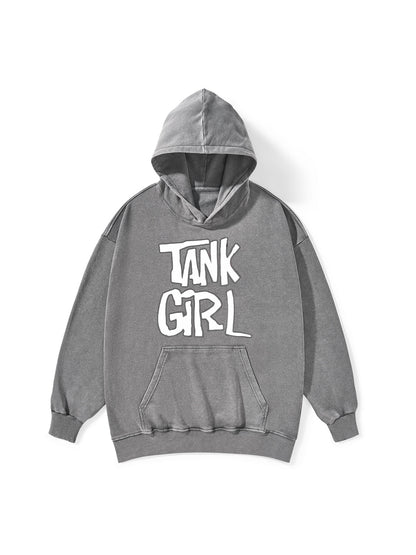 TANK GIRL WASHED HOODIE