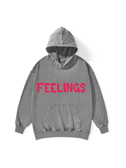 FEELINGS WASHED HOODIE