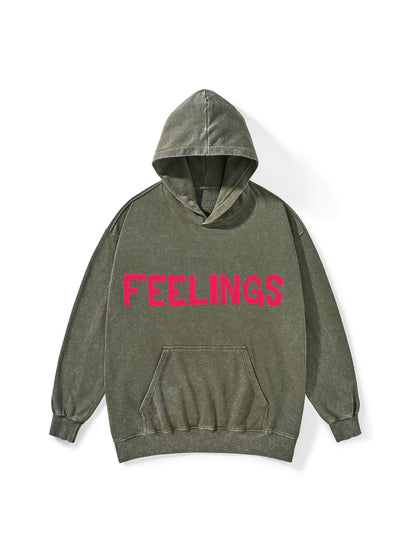 FEELINGS WASHED HOODIE