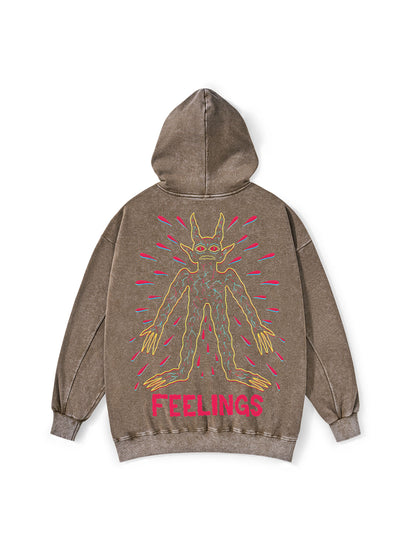 FEELINGS WASHED HOODIE