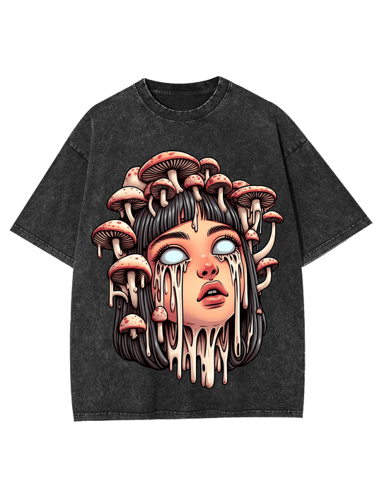 MELTING GIRL WASHED TSHIRT