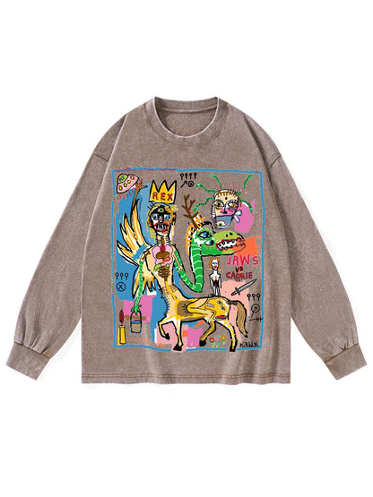 CENTAUR WASHED LONG-SLEEVE TSHIRT