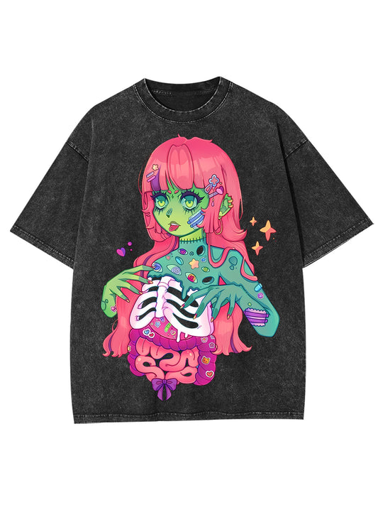 ZOMBIE SWEETHEART WASHED TSHIRT