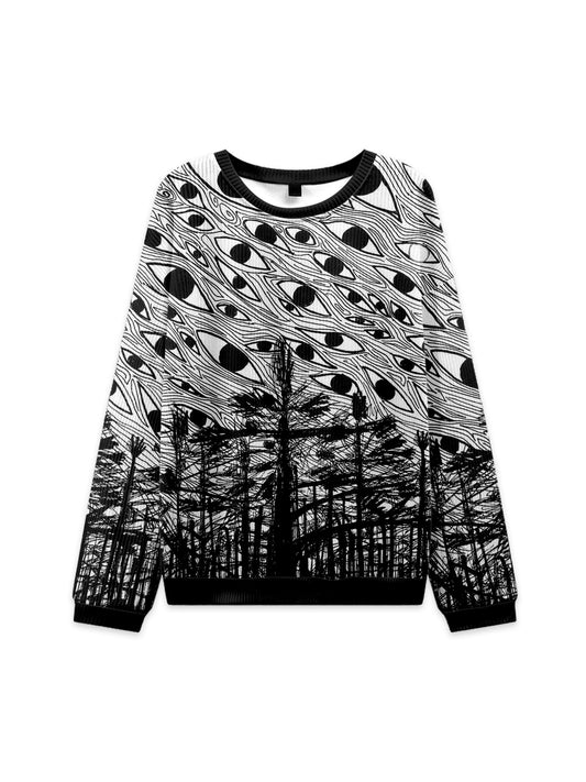 FOREST OF EYES KNIT SWEATSHIRT