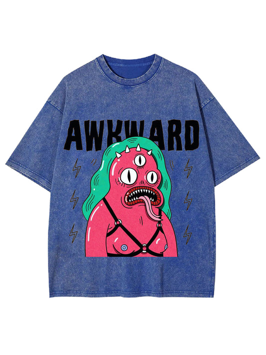 AWKWARD WASHED TSHIRT