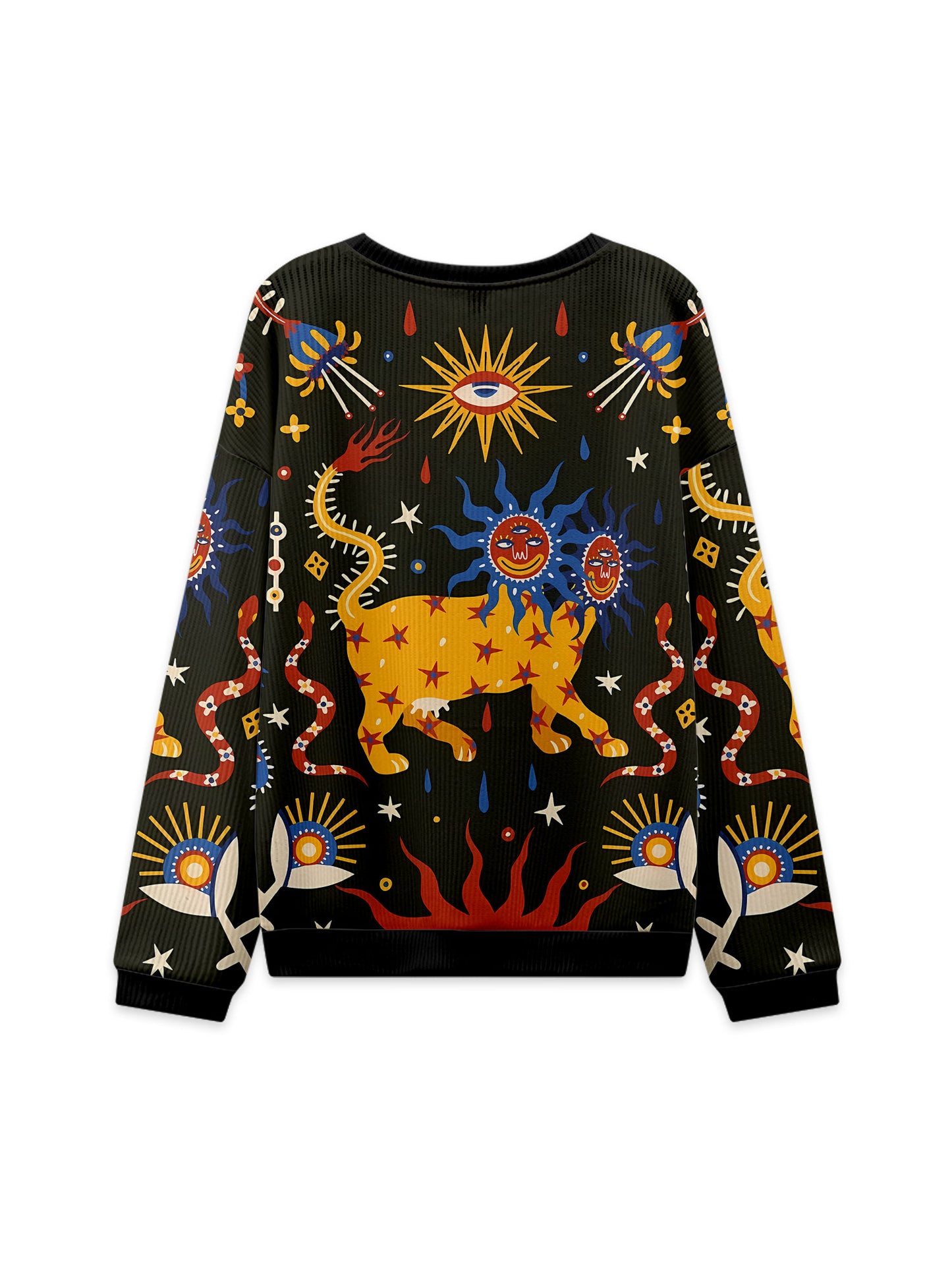 COSMIC LION KNIT SWEATSHIRT