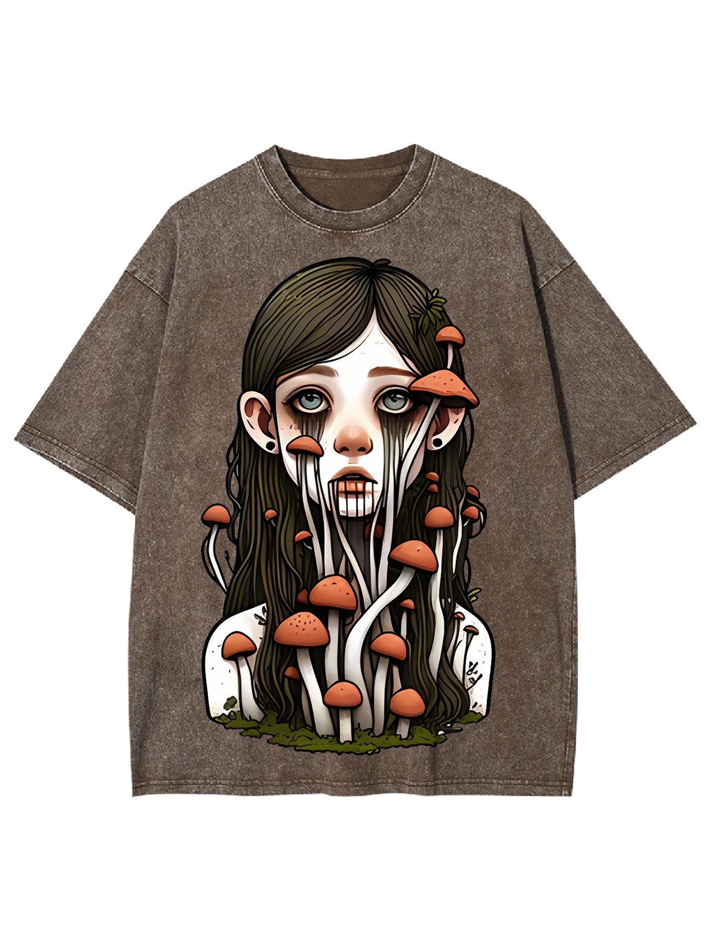 MUSHROOM GIRL WASHED TSHIRT