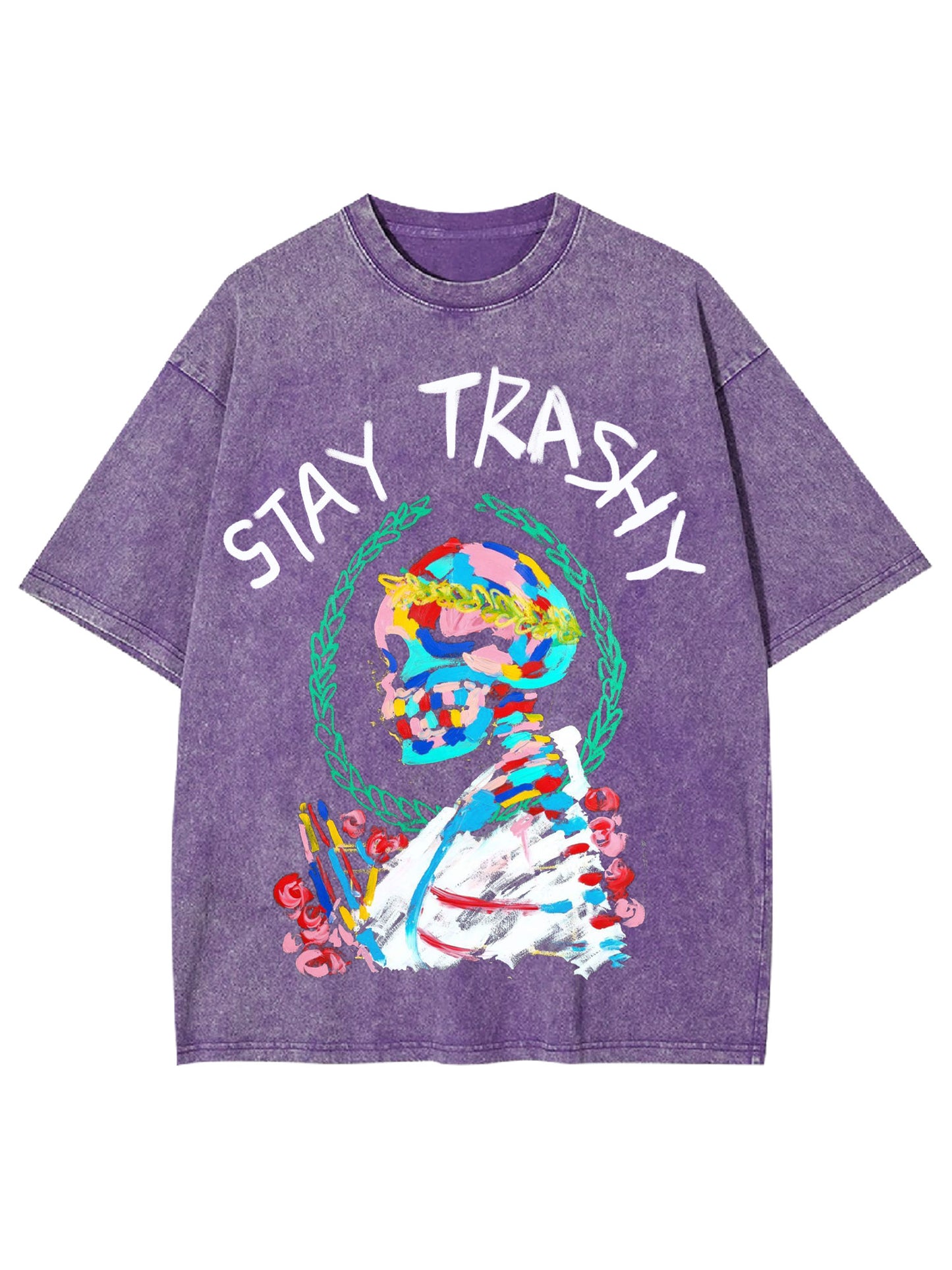 STAY TRASHY WASHED TSHIRT