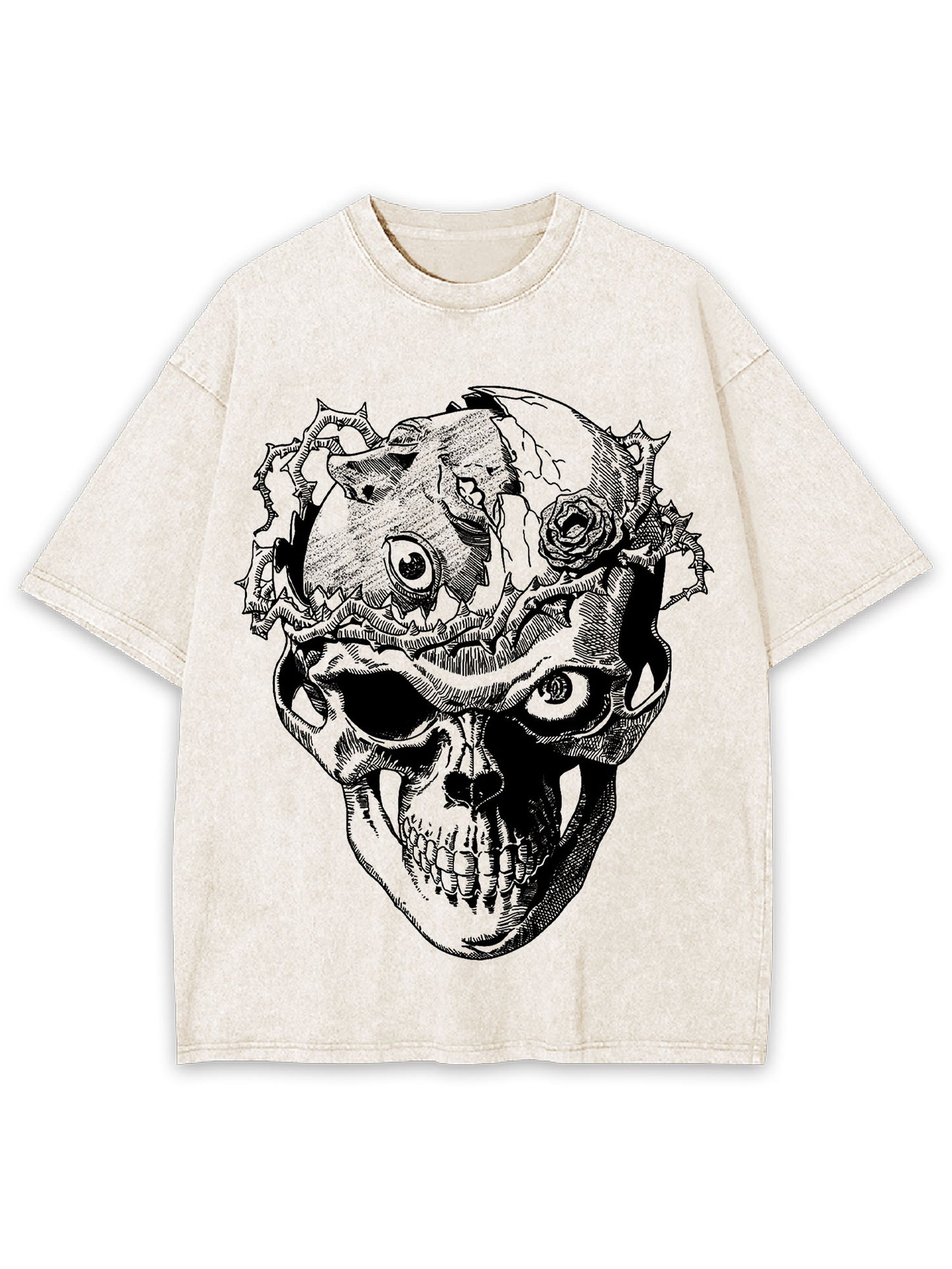 SHARD SKELETON WASHED TSHIRT