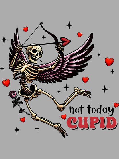 NOT TODAY CUPID WASHED TSHIRT