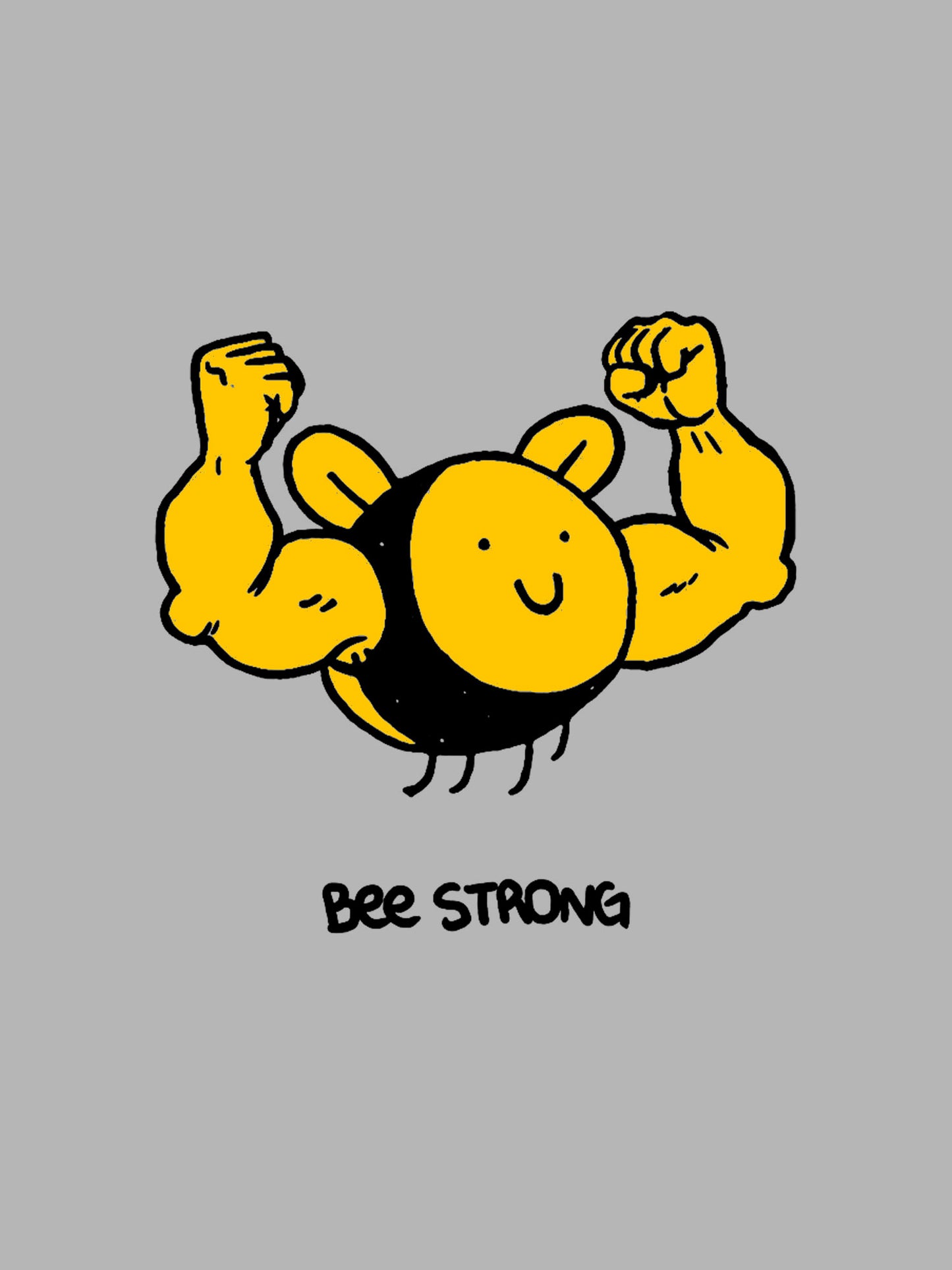 BEE STRONG WASHED TSHIRT