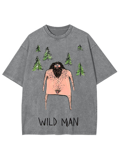 WILD MAN WASHED TSHIRT