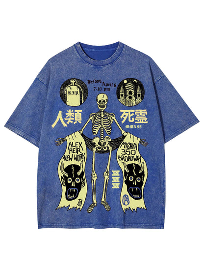 HUMAN DEATH WASHED TSHIRT