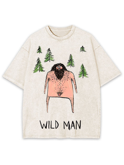 WILD MAN WASHED TSHIRT