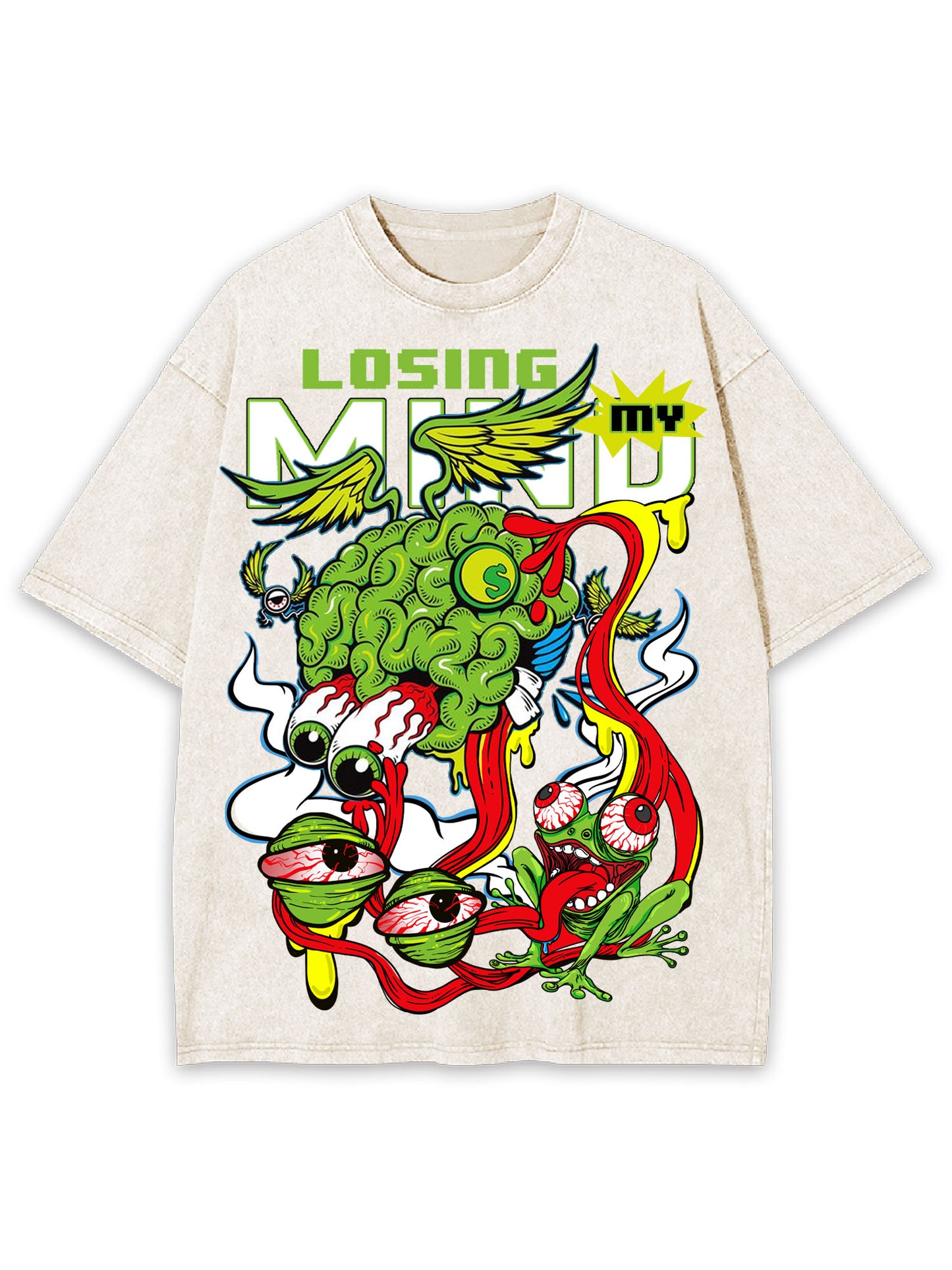 LOSING MY MIND WASHED TSHIRT