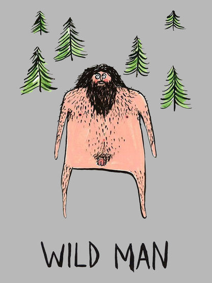 WILD MAN WASHED TSHIRT