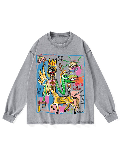 CENTAUR WASHED LONG-SLEEVE TSHIRT