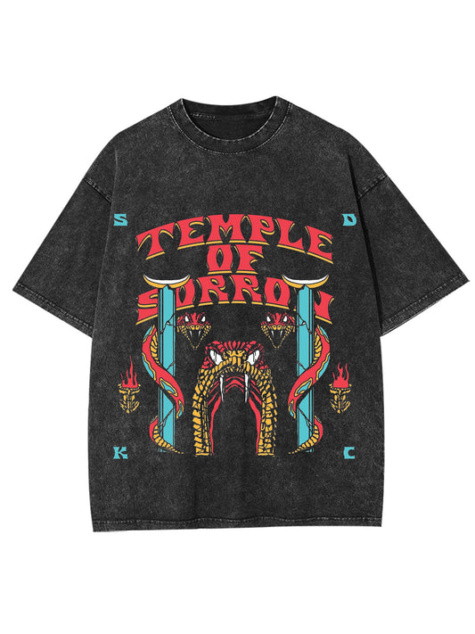 TEMPLE OF SORROW WASHED TSHIRT