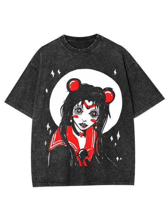 GOTHIC SAILOR MOON WASHED TSHIRT