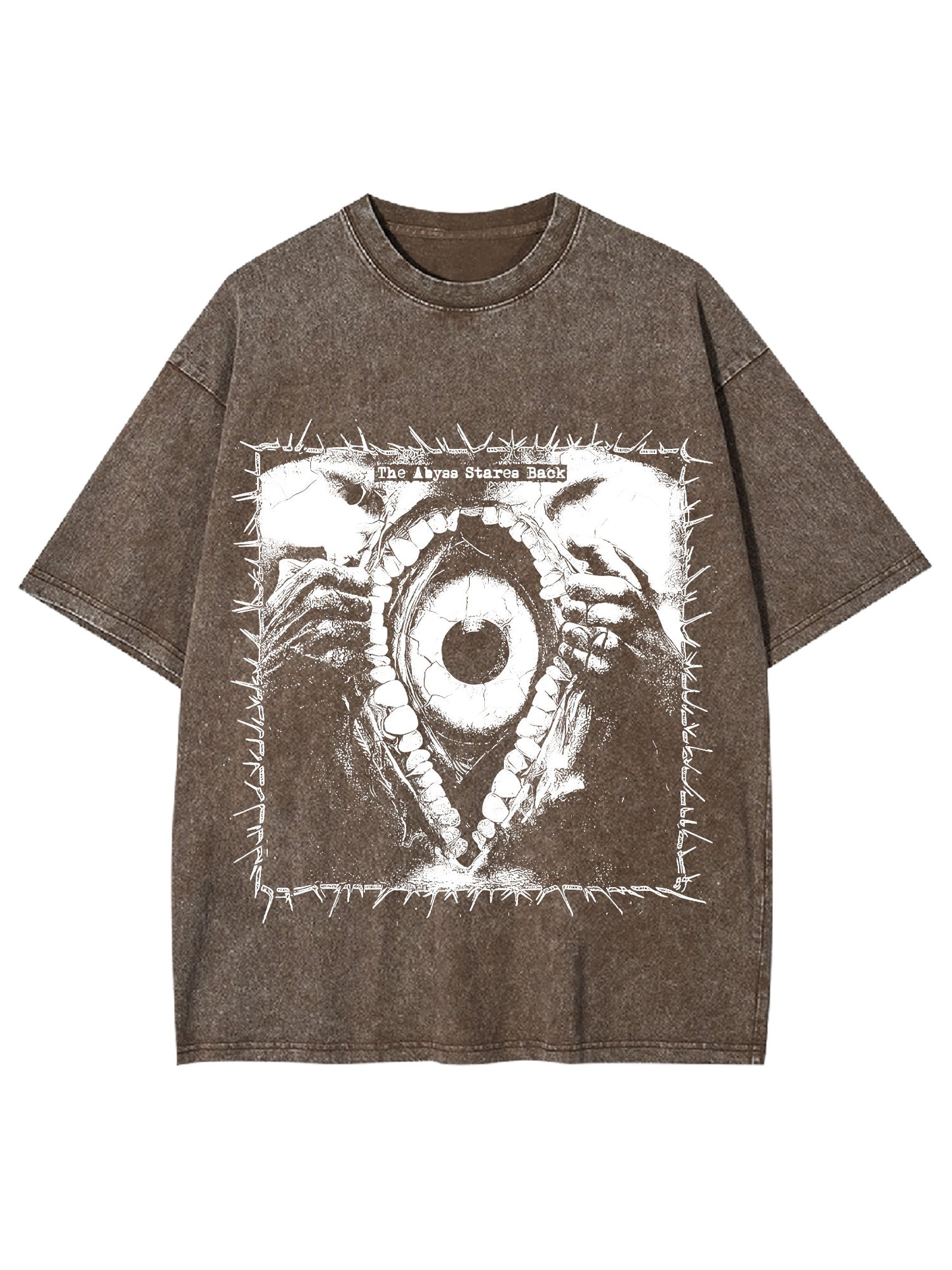 GAZE INTO THE ABYSS WASHED TSHIRT