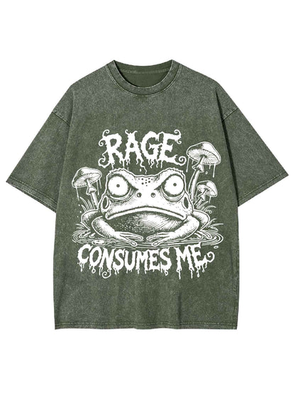 RAGE CONSUMES ME WASHED TSHIRT